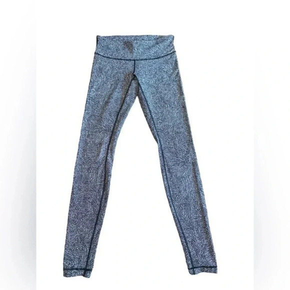 Lululemon Wunder Under Pant (Mid Rise ) Luon Suited Jacquard Black White… - Picture 3 of 10